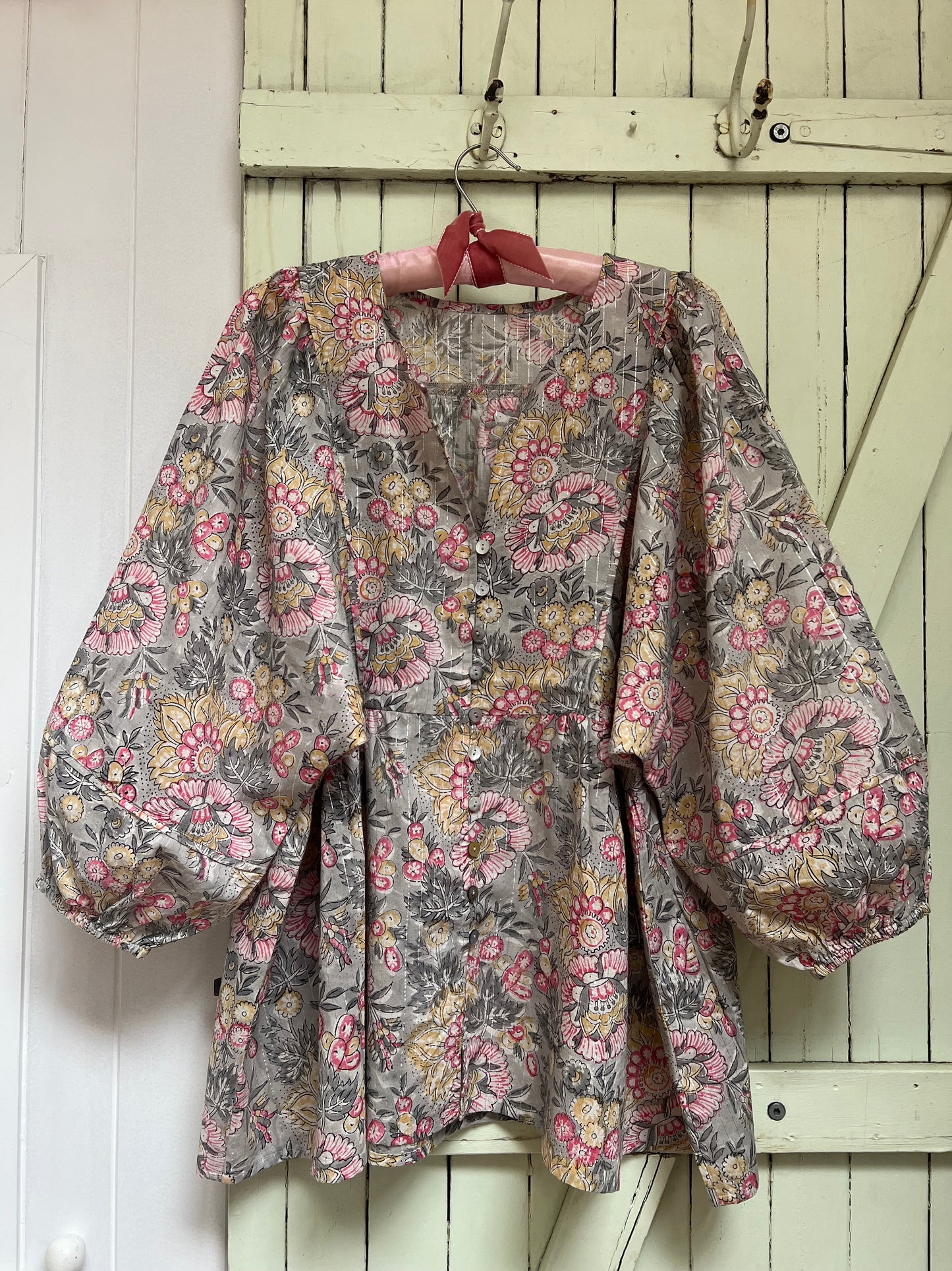 B) Beth with Lurex - Go anywhere blouse