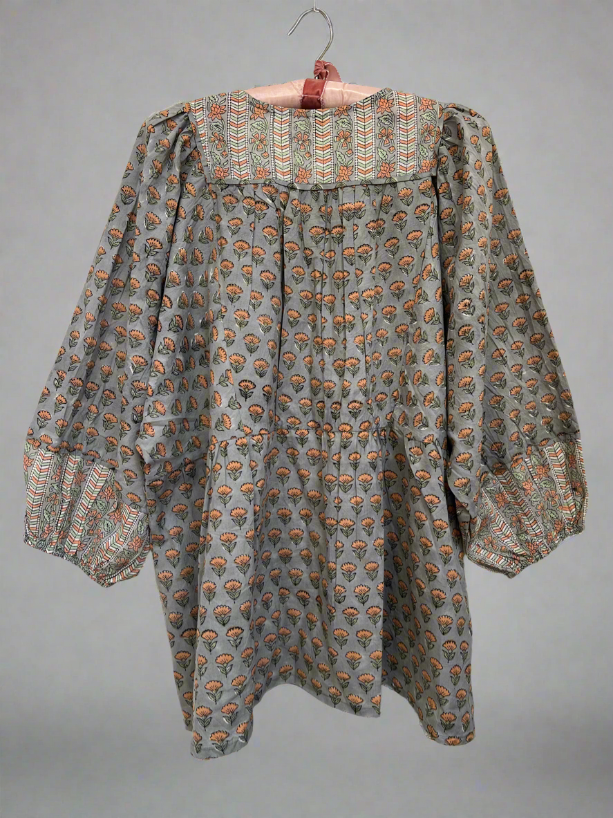 A) Saffron - Easy wear blouse
