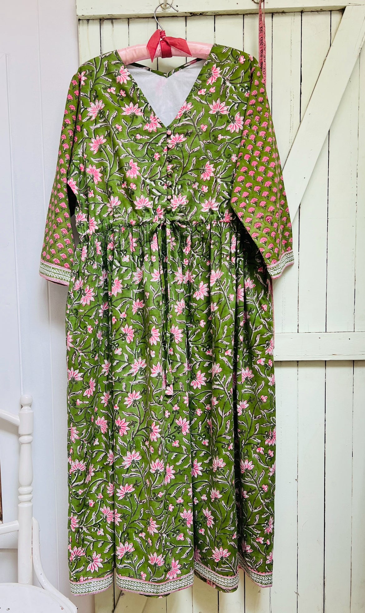 C) ‘Prue’ Drawstring dress with pockets