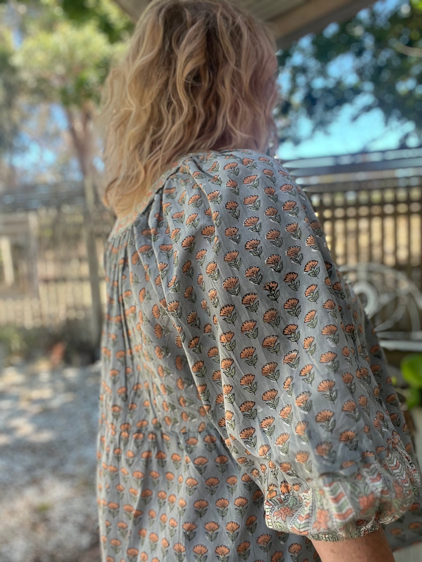 A) Saffron - Easy wear blouse