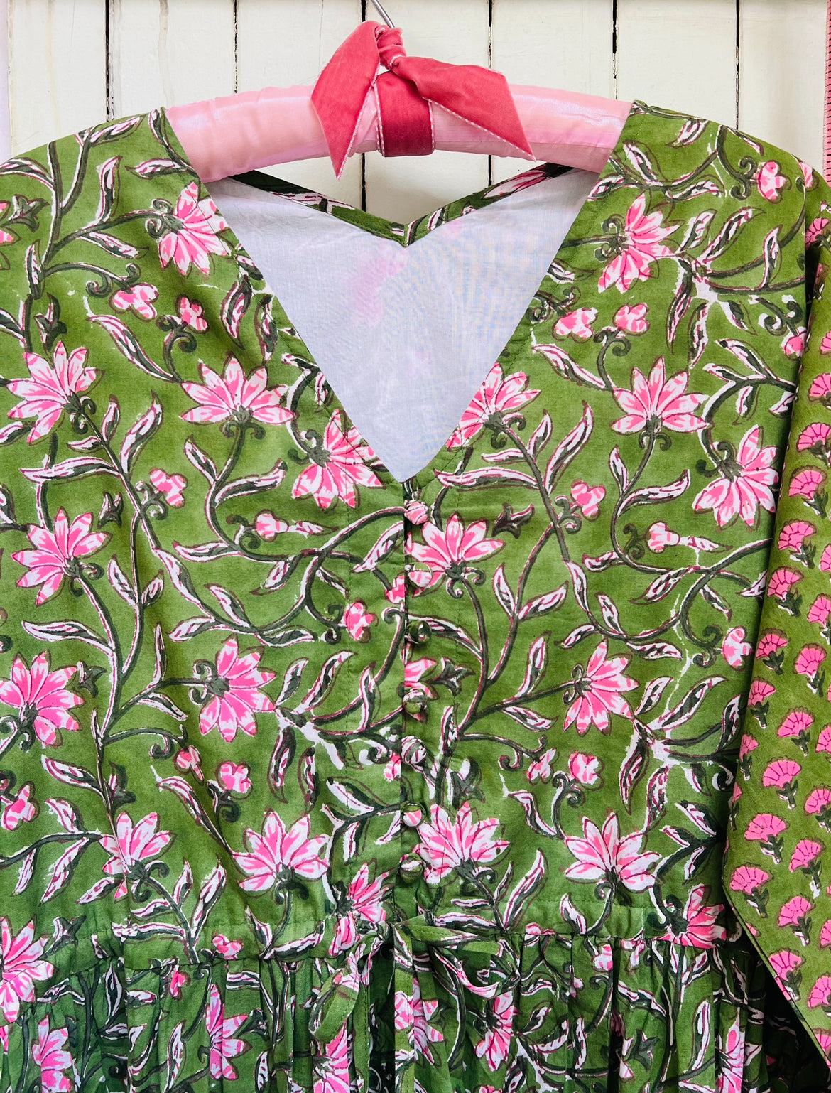C) ‘Prue’ Drawstring dress with pockets