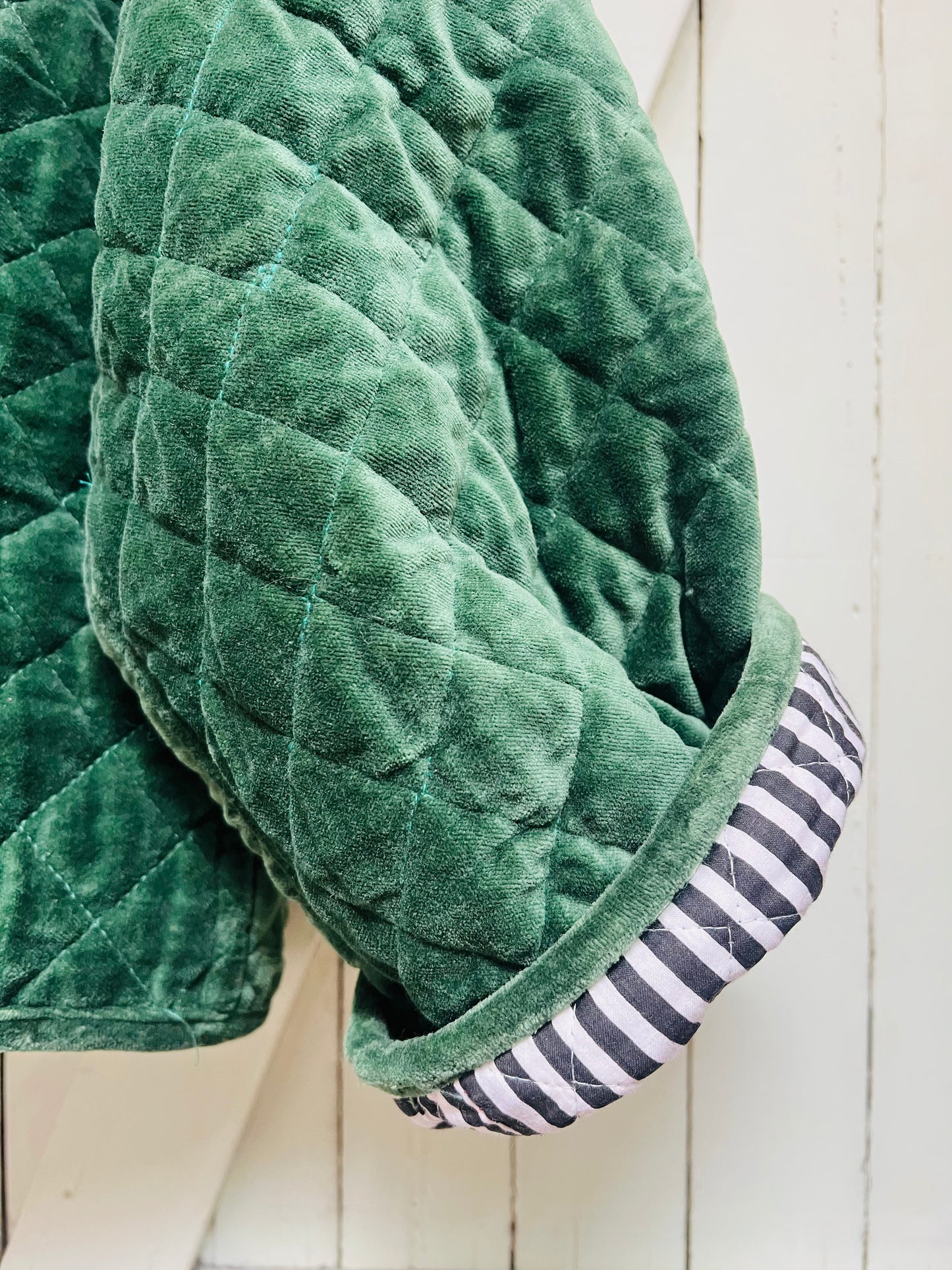 1) Quilted Jacket - Green