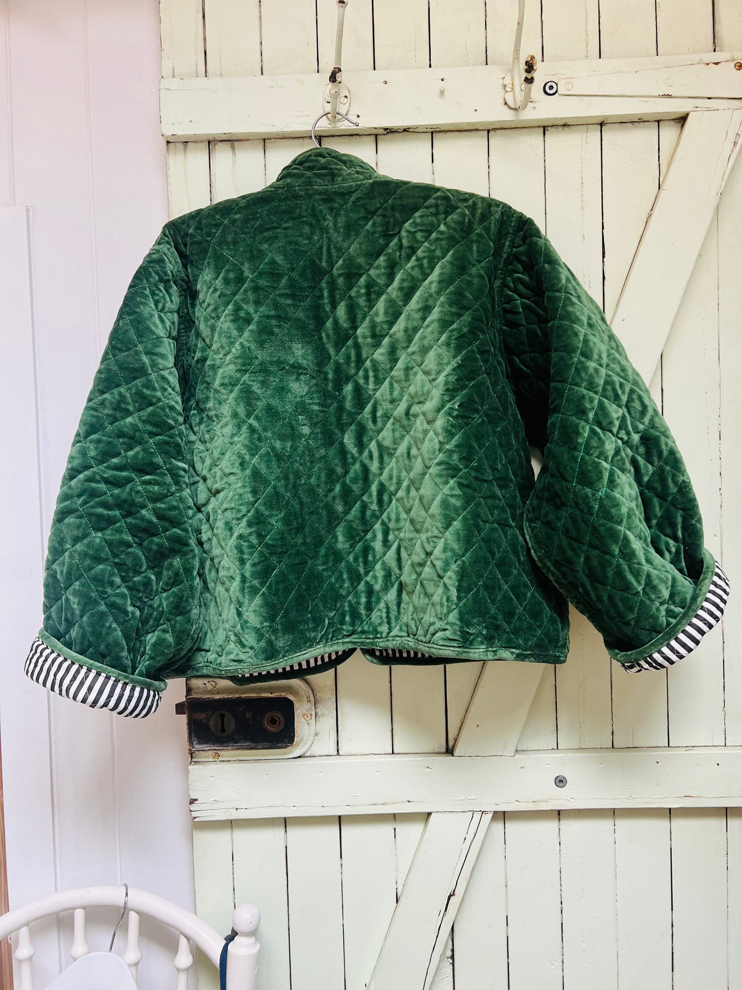 1) Quilted Jacket - Green