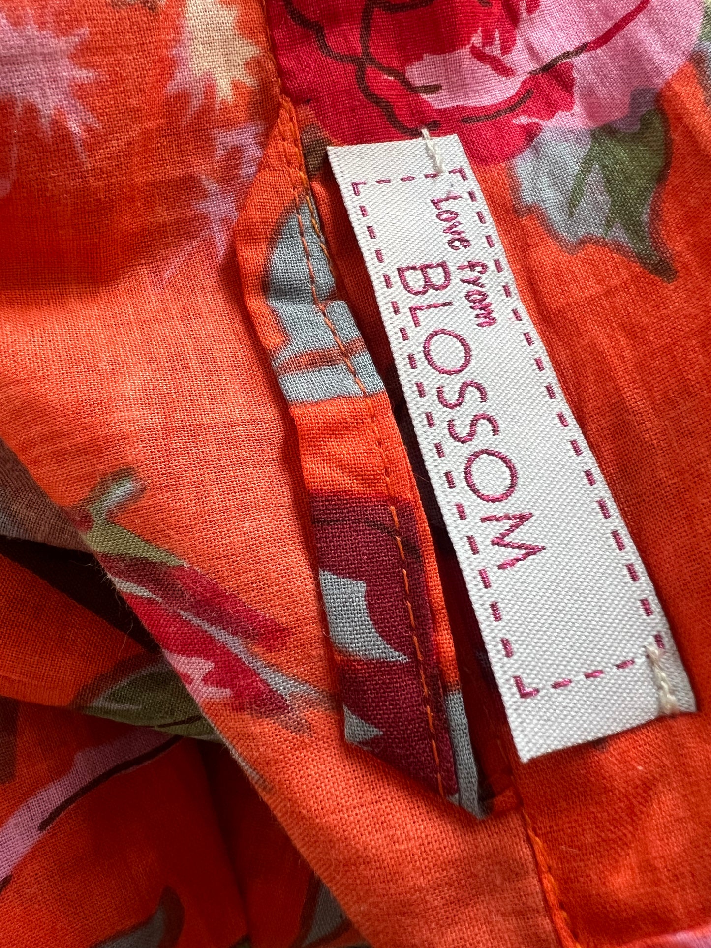 1a) Robe - Tangerine floral