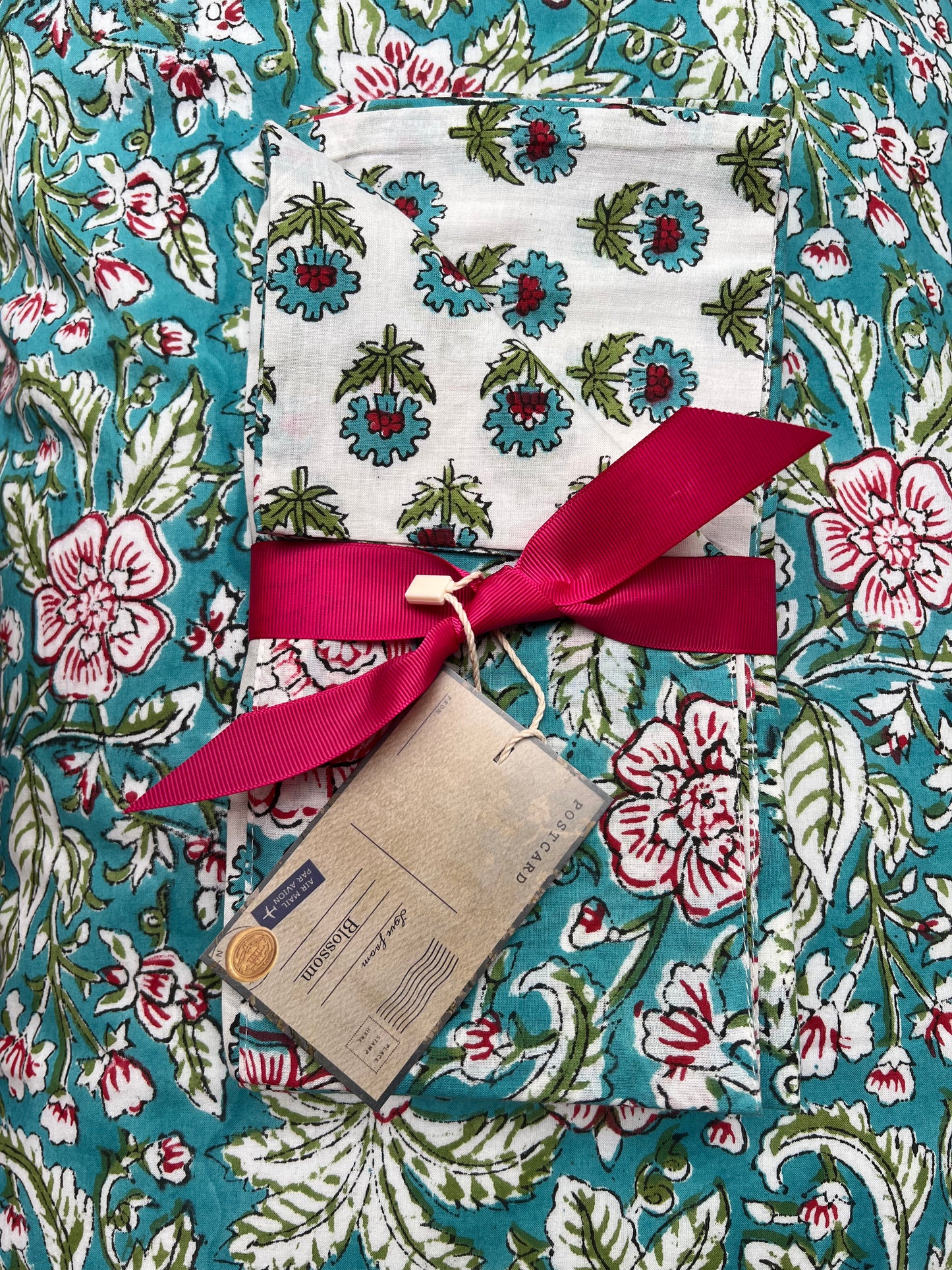 1A) Ruby-Rose double sided single pillowcase