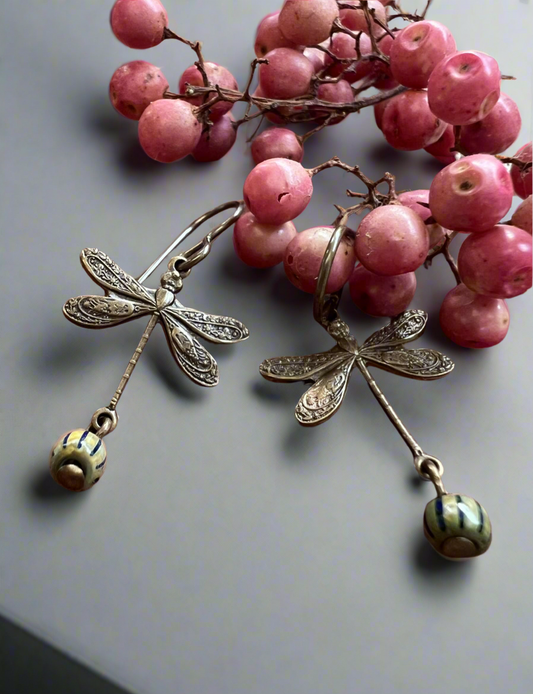 Dragonfly earrings