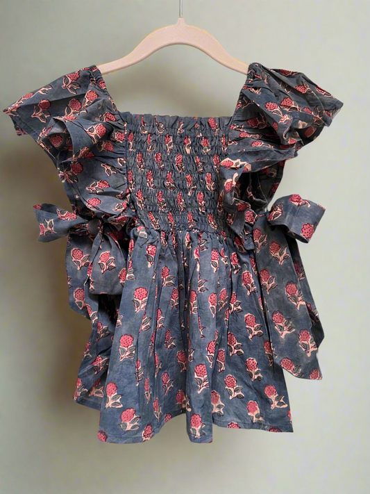 1) Tinker - Shirred bodice Dress/ Top 12m - 3yr
