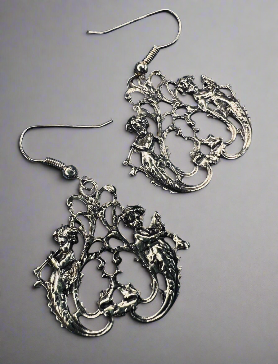 Musical Cherub earrings