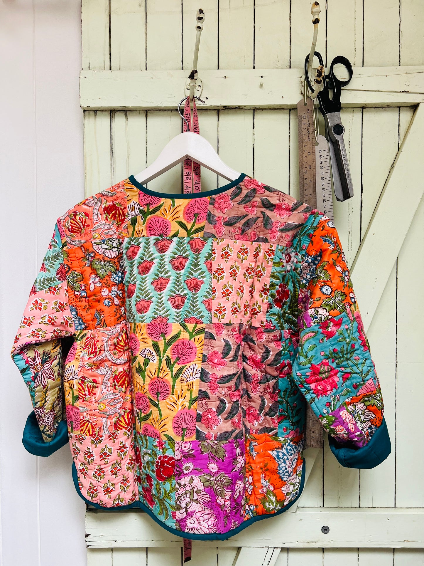 C) ‘Blossom’ Artisan made Patchwork Quilted Jacket