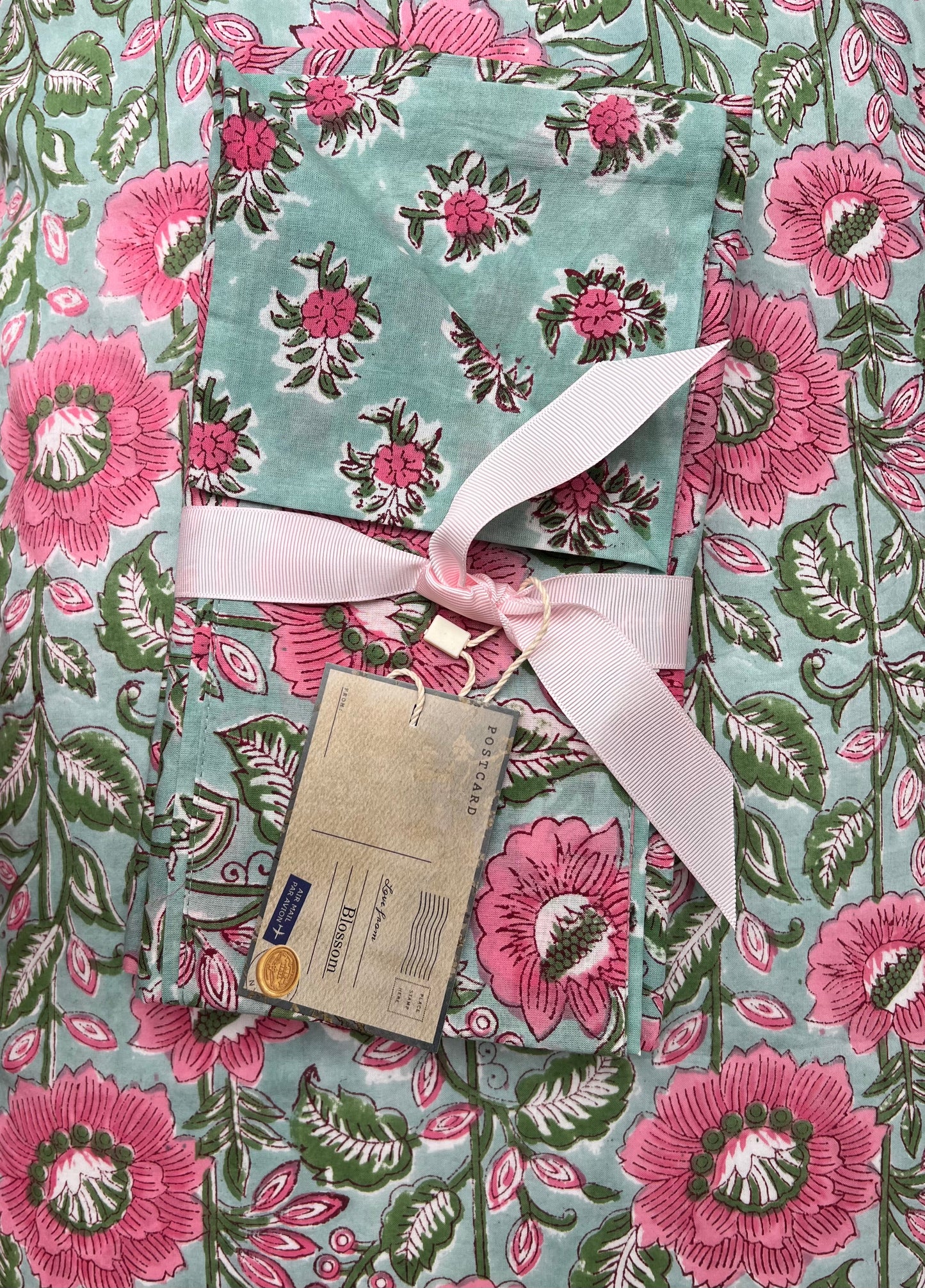 1A) Beatrice double sided single pillowcase