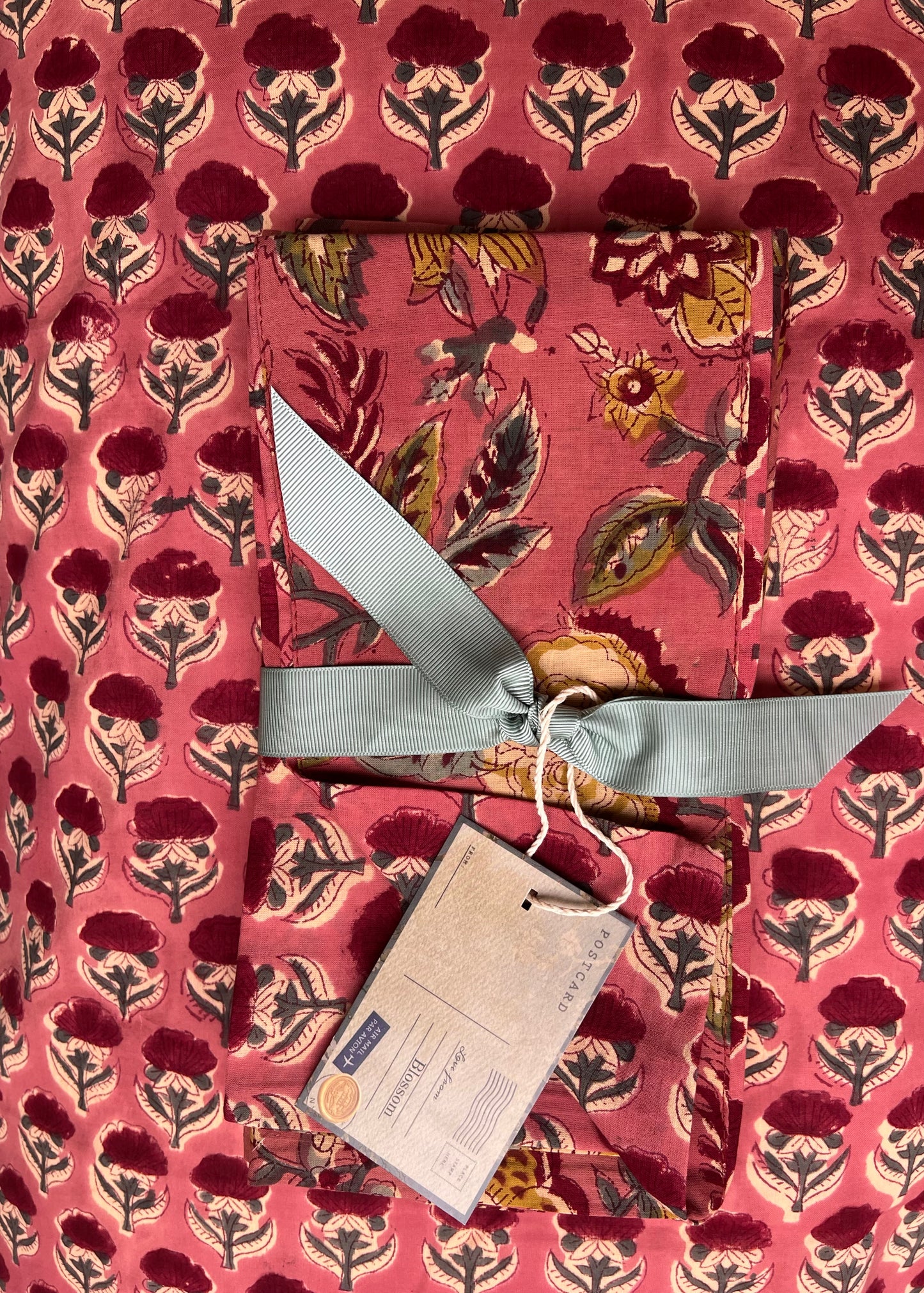 1A) Clementine double sided single pillowcase