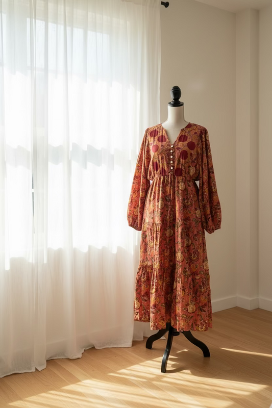 1a) Going places dress - Clementine