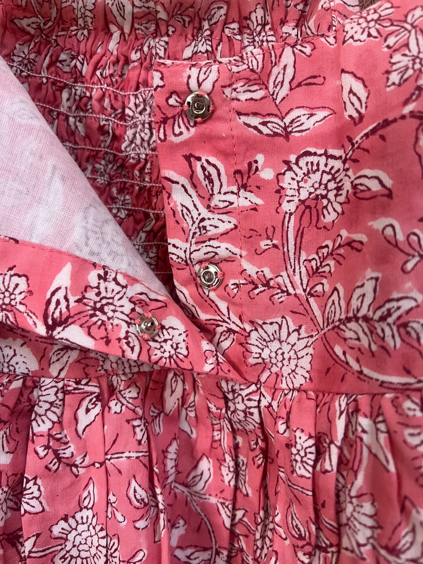 1) Flossy - Shirred bodice Dress/Top 12m - 3yr