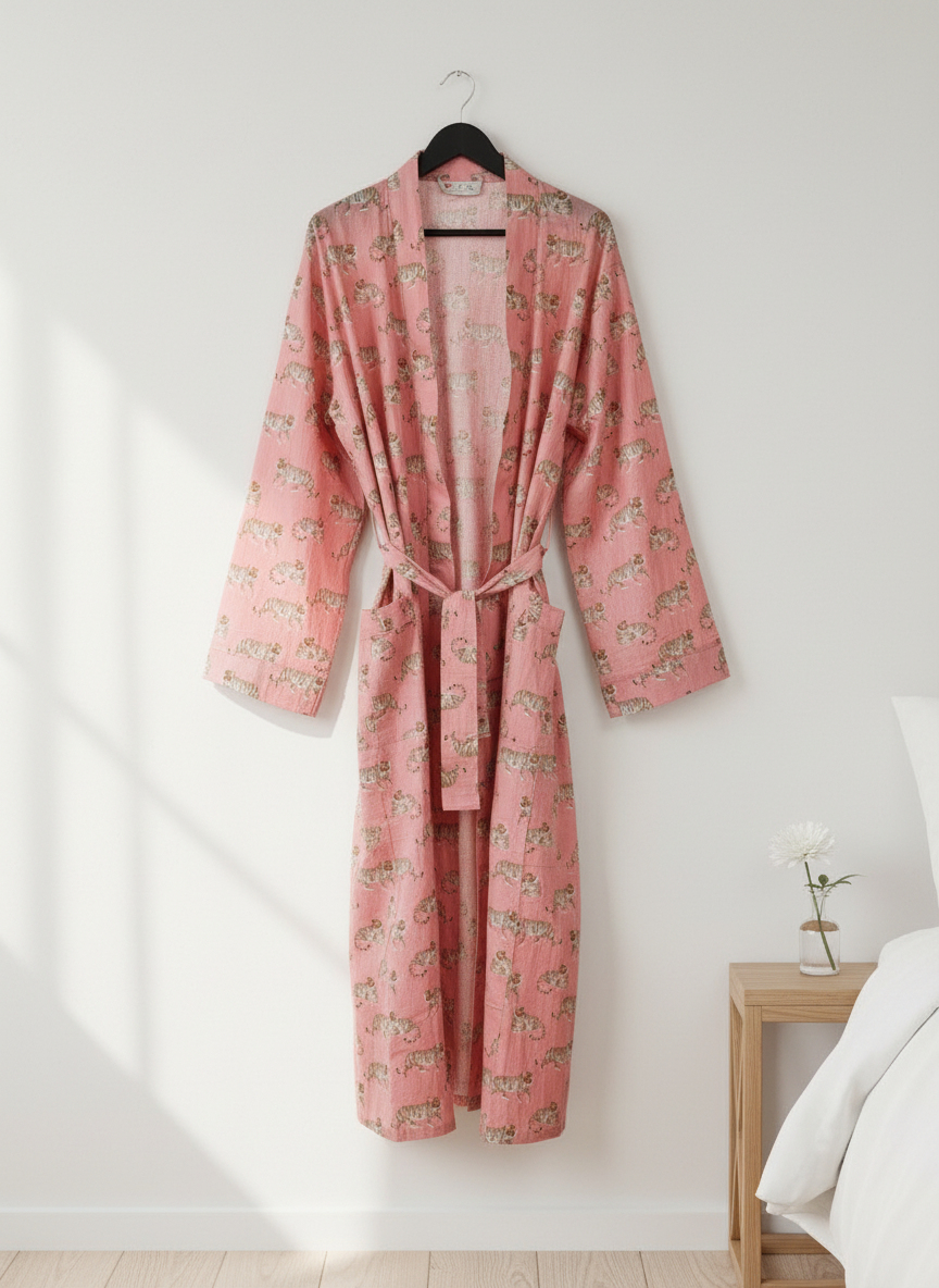 1a) Robe - Peach Meow