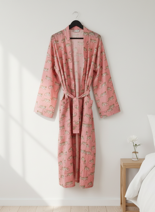 1a) Robe - Peach Meow