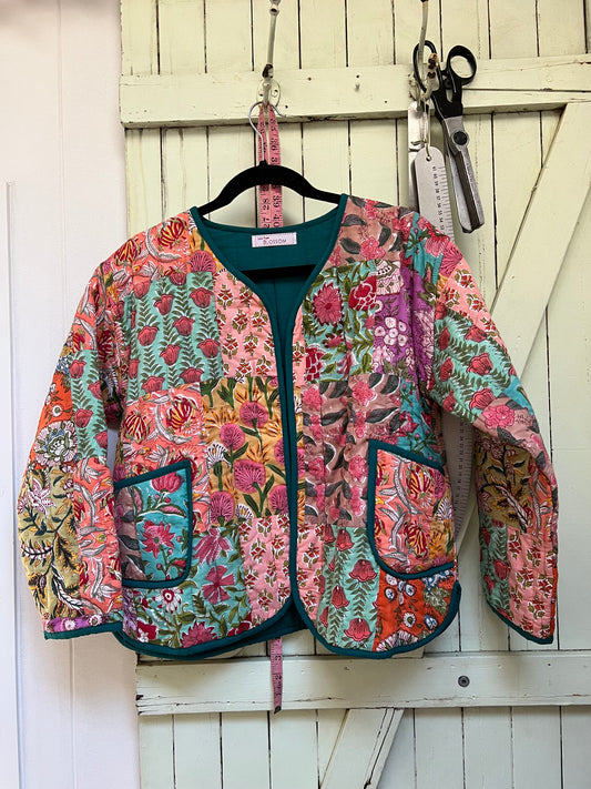 C) ‘Blossom’ Artisan made Patchwork Jacket