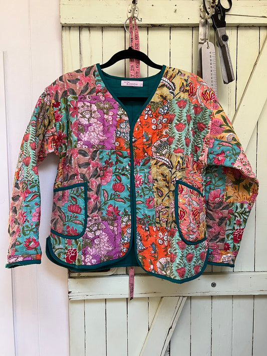 C) ‘Blossom’ Artisan made Patchwork Jacket