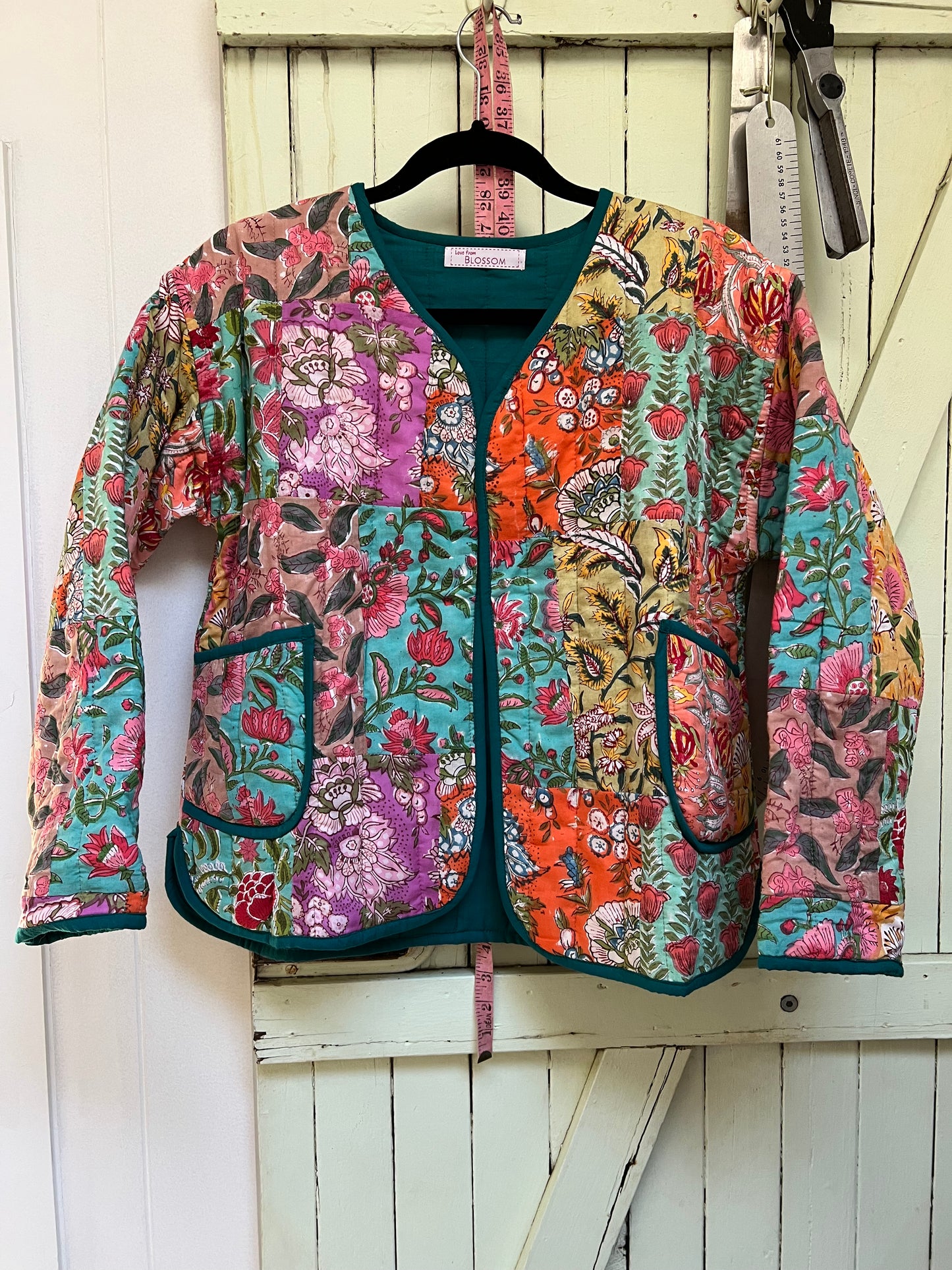 C) ‘Blossom’ Artisan made Patchwork Jacket