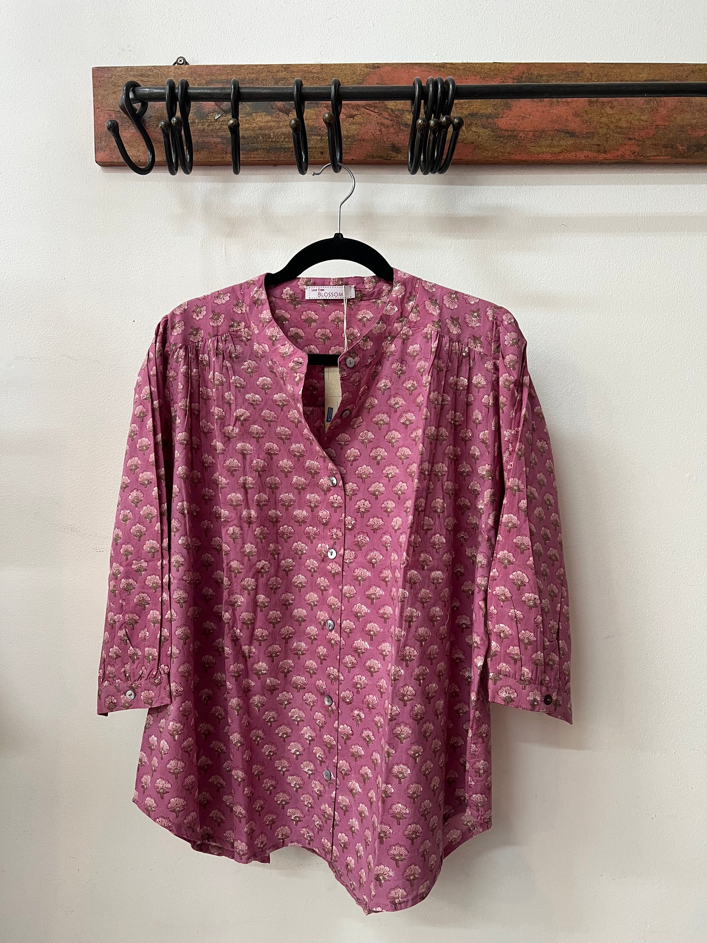 1) Everyday Blouse - Dusty Rose