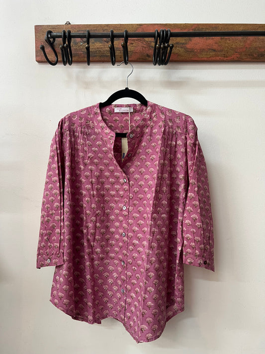 1) Everyday Blouse - Dusty Rose