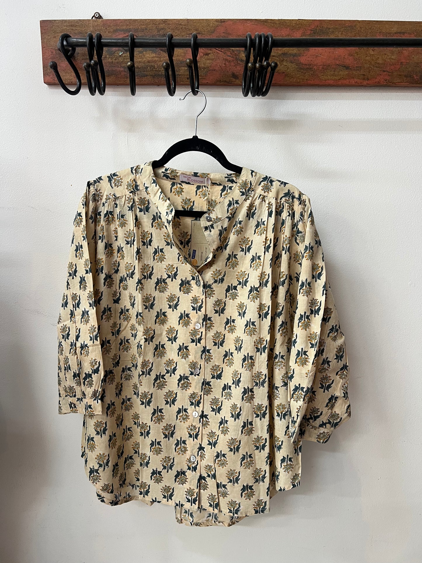 1) Everyday Blouse - Oatmeal
