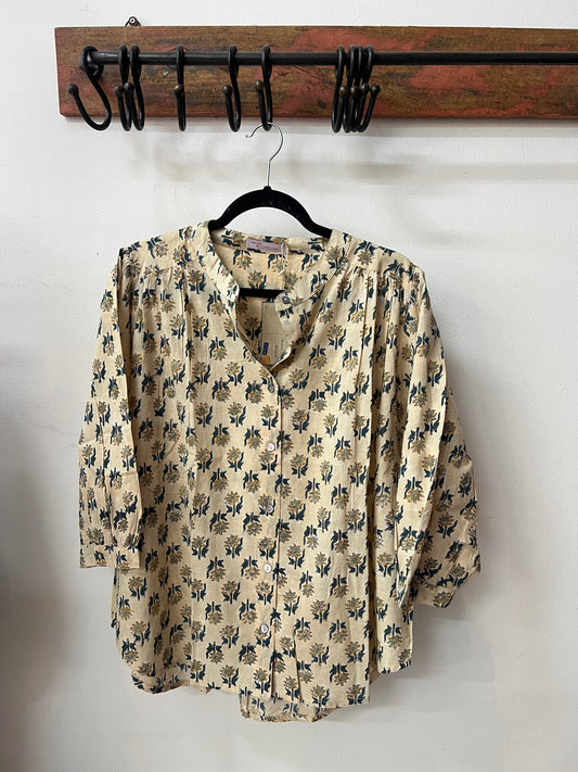1) Everyday Blouse - Oatmeal