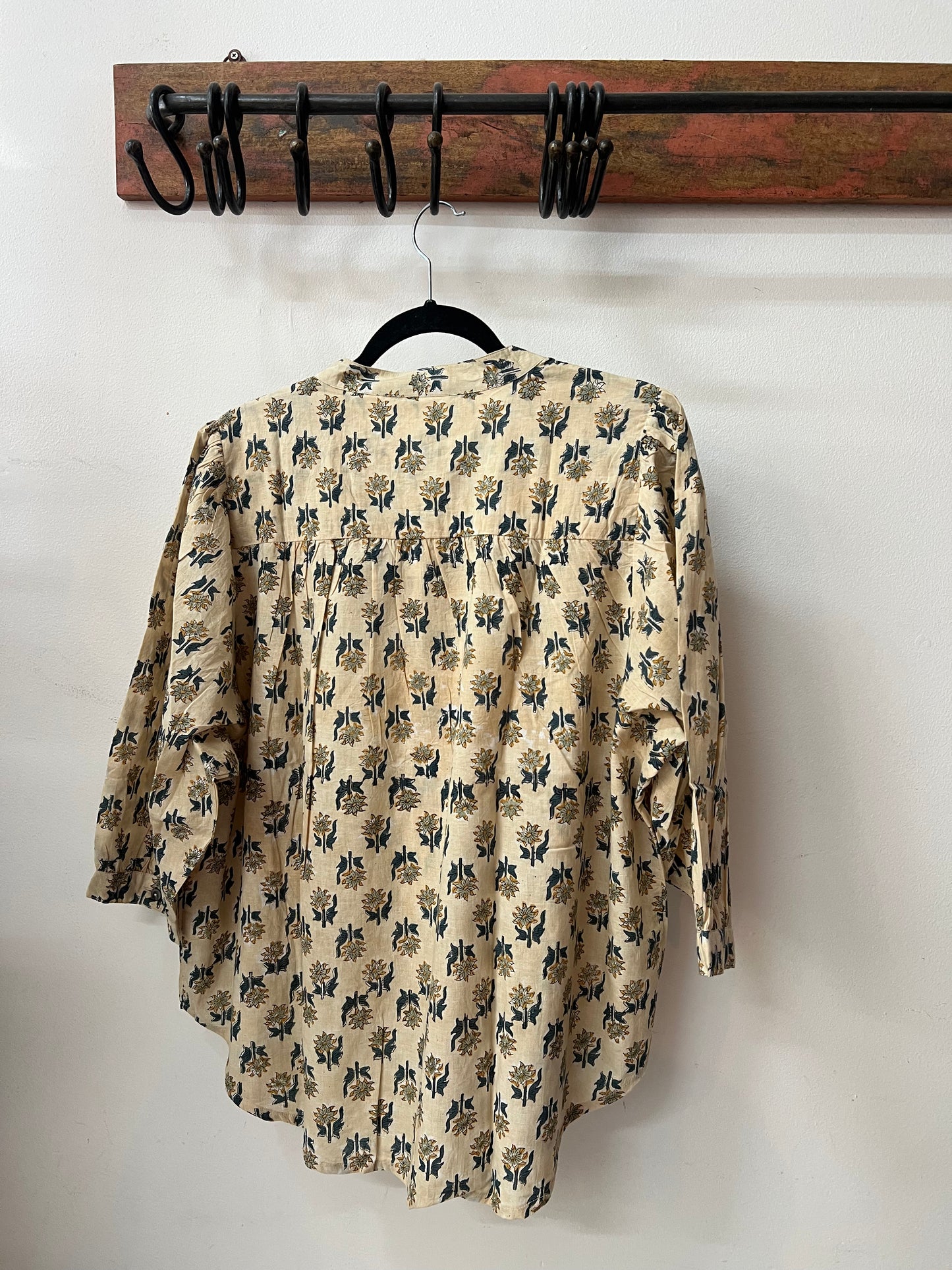 1) Everyday Blouse - Oatmeal