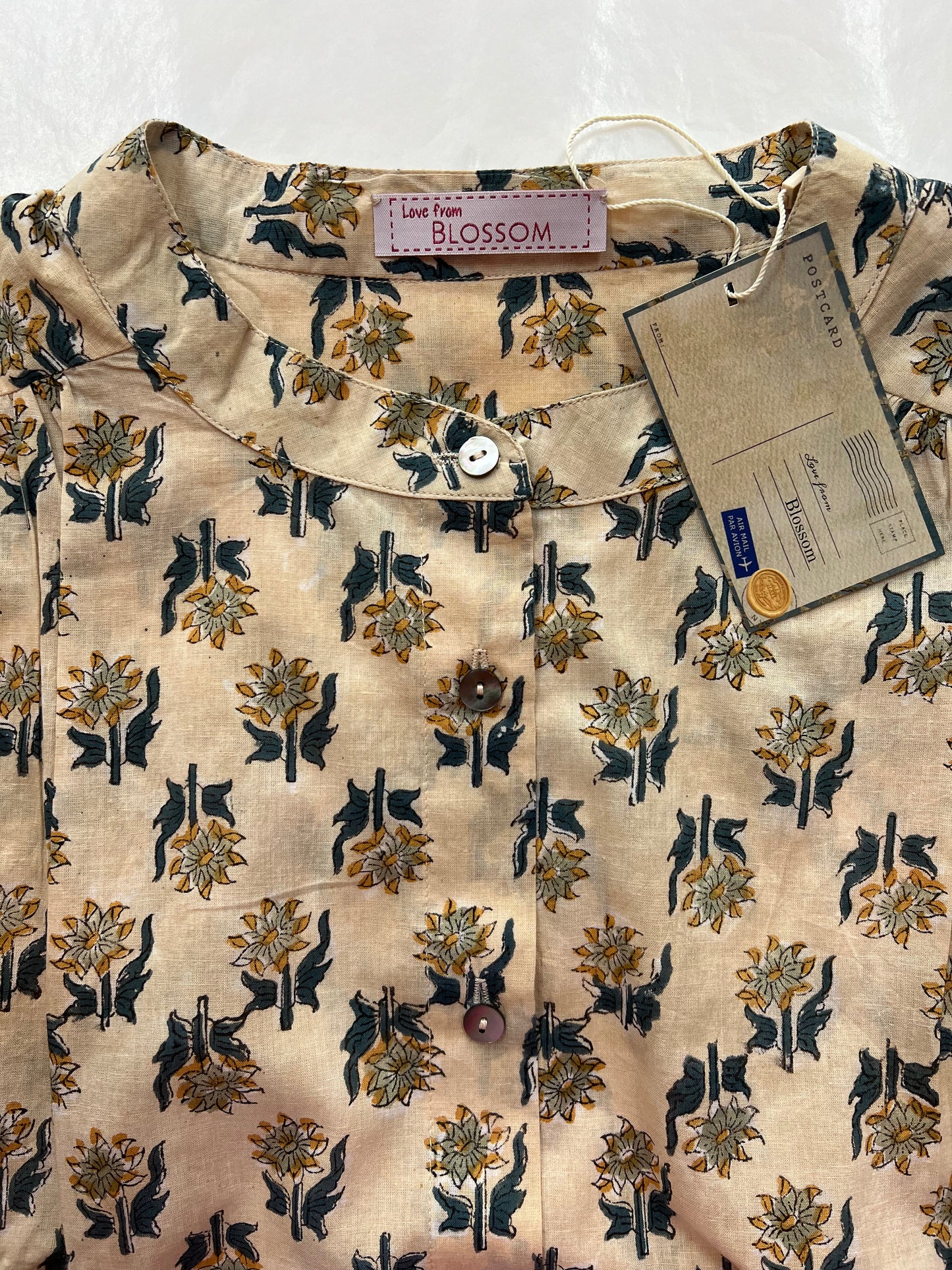 1) Everyday Blouse - Oatmeal