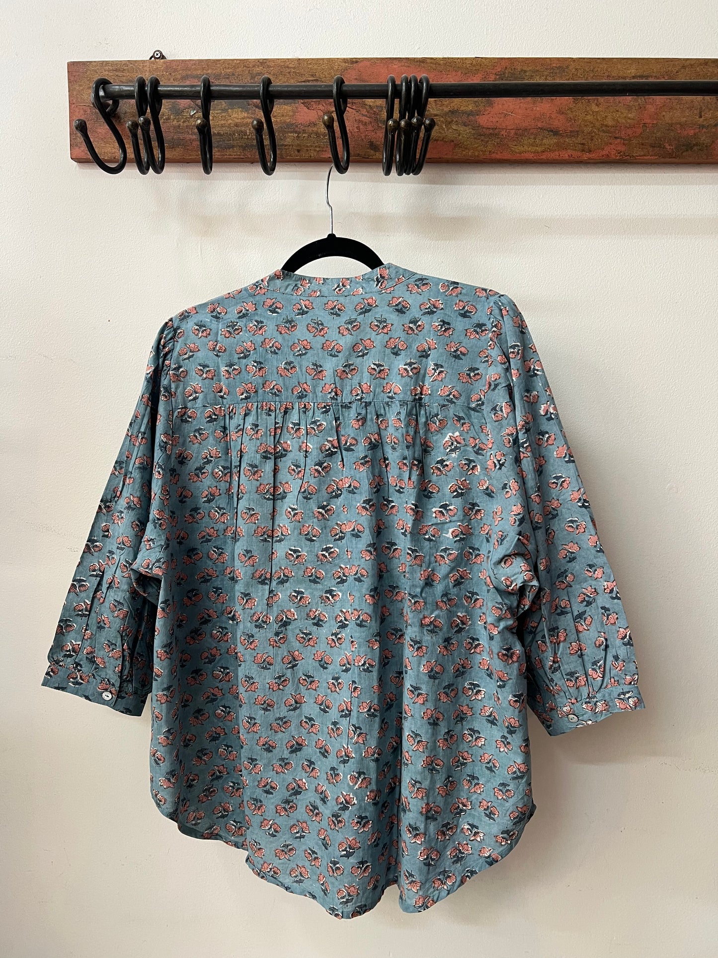 1) Everyday Blouse - Dusty Teal