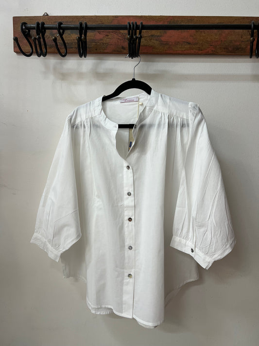 1) Everyday Blouse - White