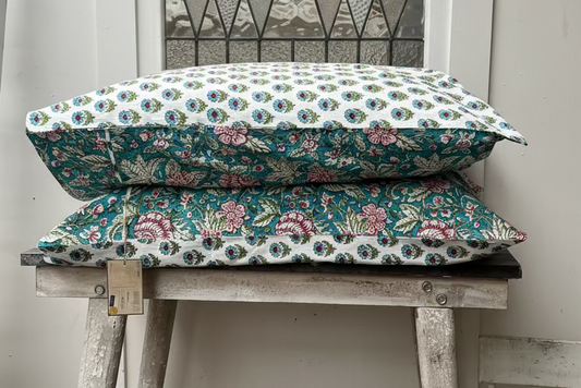 1A) Ruby-Rose double sided single pillowcase